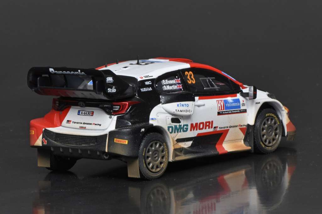 43ixo Toyota GR Yaris Rally1 2022 vuil 2 43ixo Toyota GR Yaris Rally1 2022 vuil 2