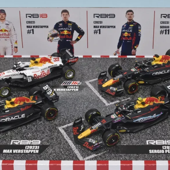 43Bburago Red Bull RB16 +18 +19 + 19 set