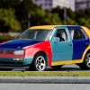 3 inch Matchbox Volkswagen Golf Harlequin 1