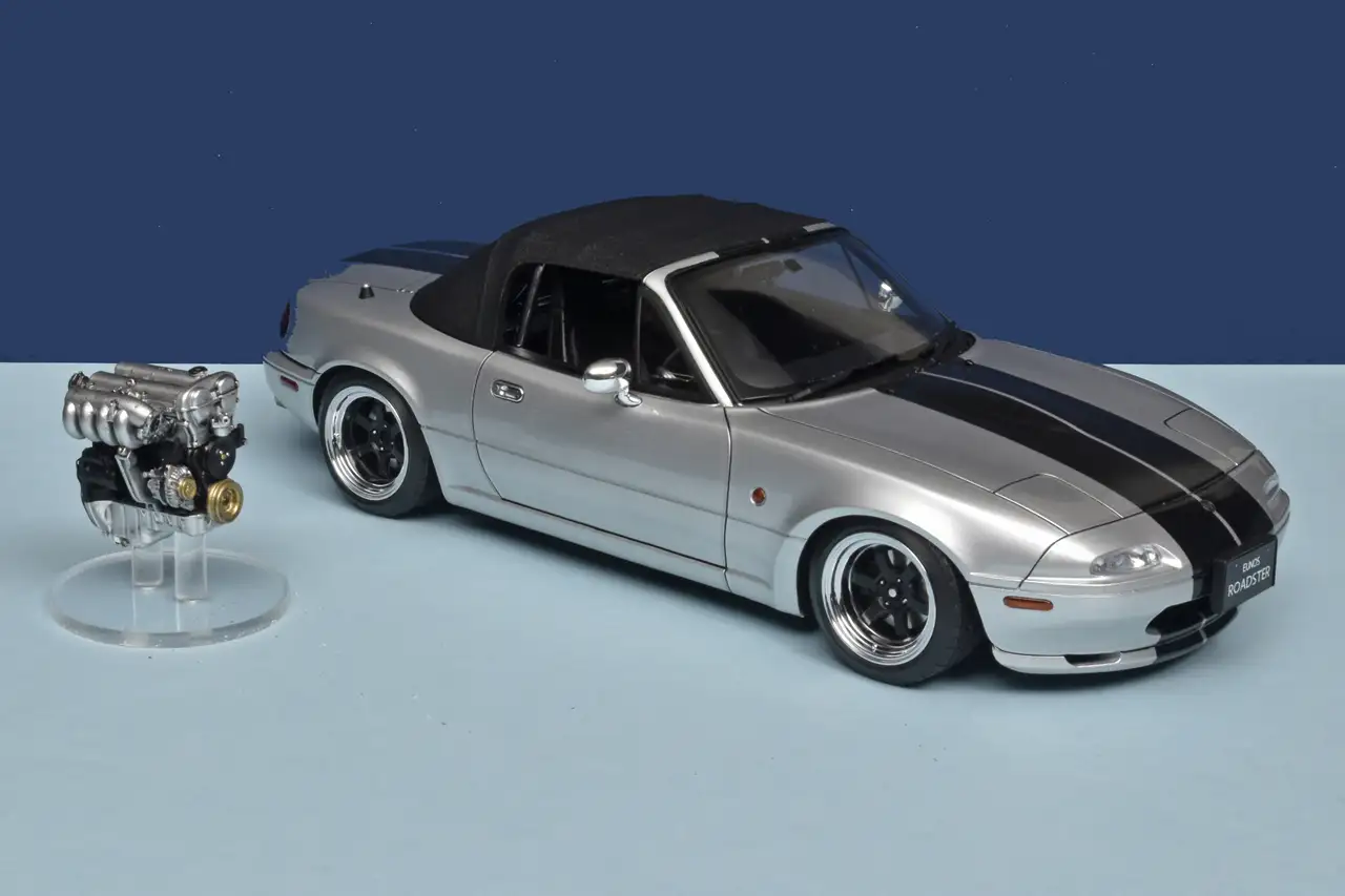 18IgnitionM Mazda Eunos Roadster + B6 ZE motor 1 18IgnitionM Mazda Eunos Roadster + B6 ZE motor 1