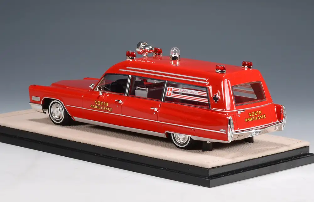 43Stamp Cadillac Miller Meteor Ambulance 1968 STM68802 43Stamp Cadillac Miller Meteor Ambulance 1968 STM68802