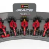 43Bburago Ferrari F1 LeClerc+Sainz 1