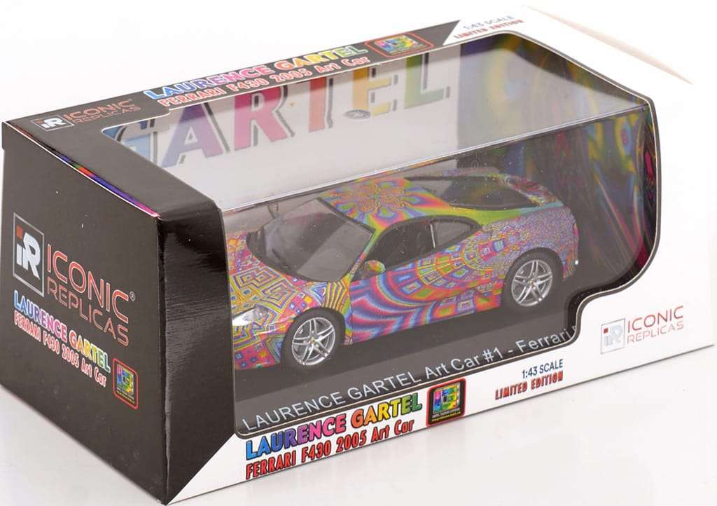 43IconicReplicas Ferrari F430 ArtCar Laurence Gartel 3 43IconicReplicas Ferrari F430 ArtCar Laurence Gartel 3