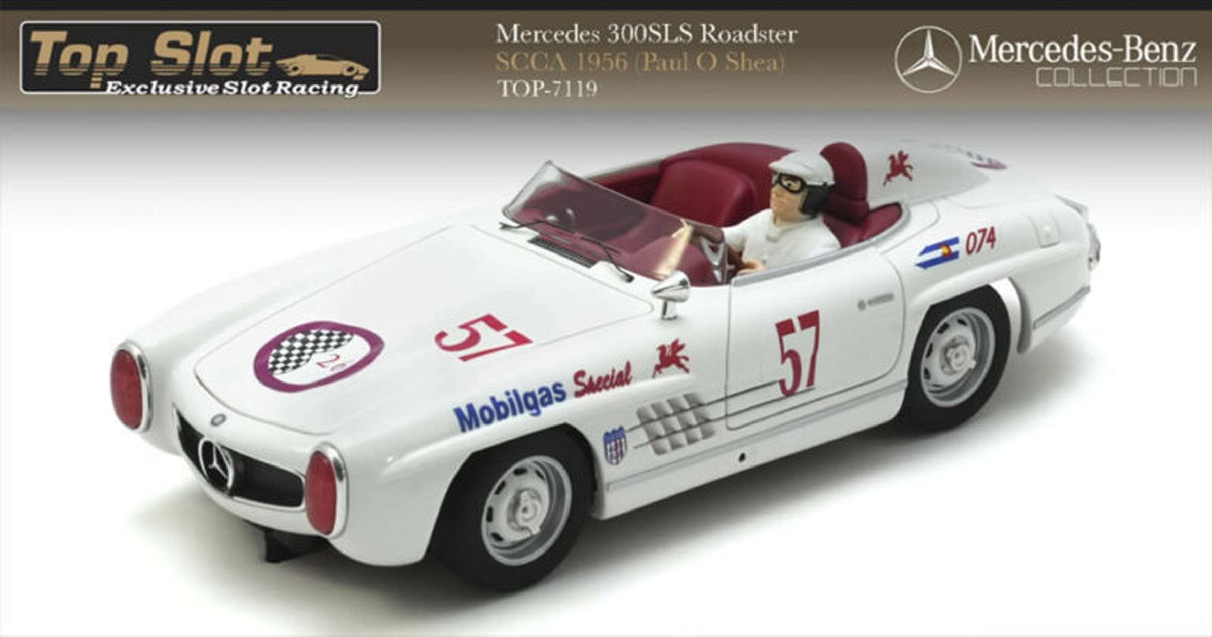 Top Slot – Mercedes 300SLS Roadster – SCCA 1956 Paul OShea – TOP 7119 800x421 Top Slot – Mercedes 300SLS Roadster – SCCA 1956 Paul OShea – TOP 7119 800x421