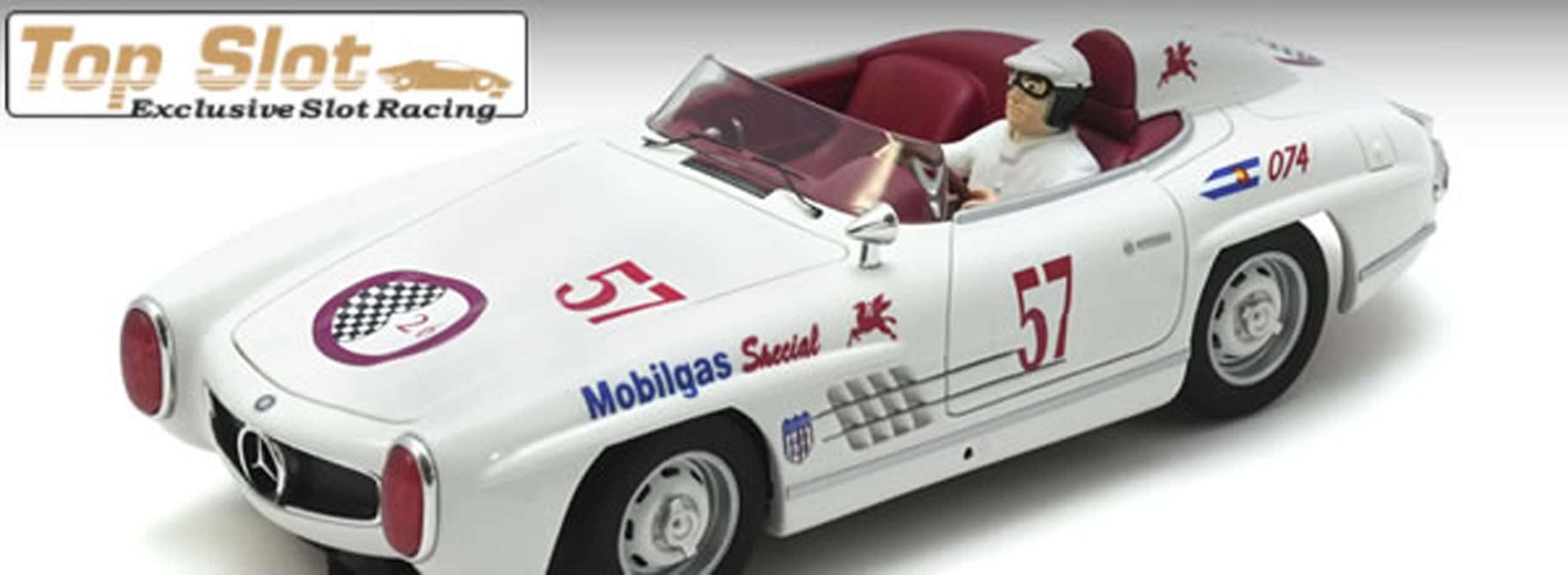Top Slot – Mercedes 300SLS Roadster – SCCA 1956 Top Slot – Mercedes 300SLS Roadster – SCCA 1956